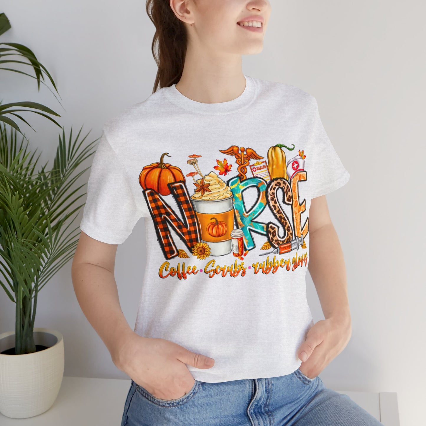 Fall Nurse Short Sleeve Tee