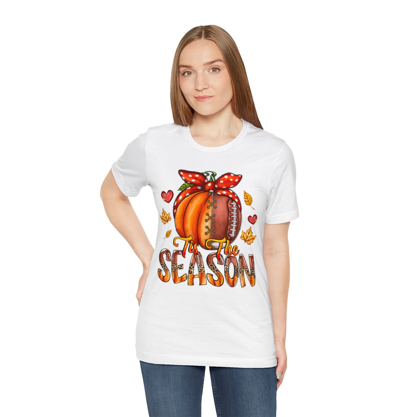 Fall Football Short Sleeve Tee