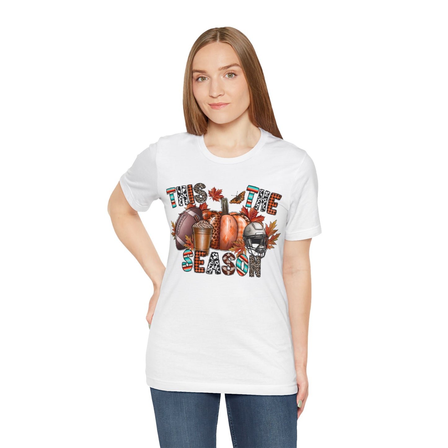 Fall Football Short Sleeve Tee