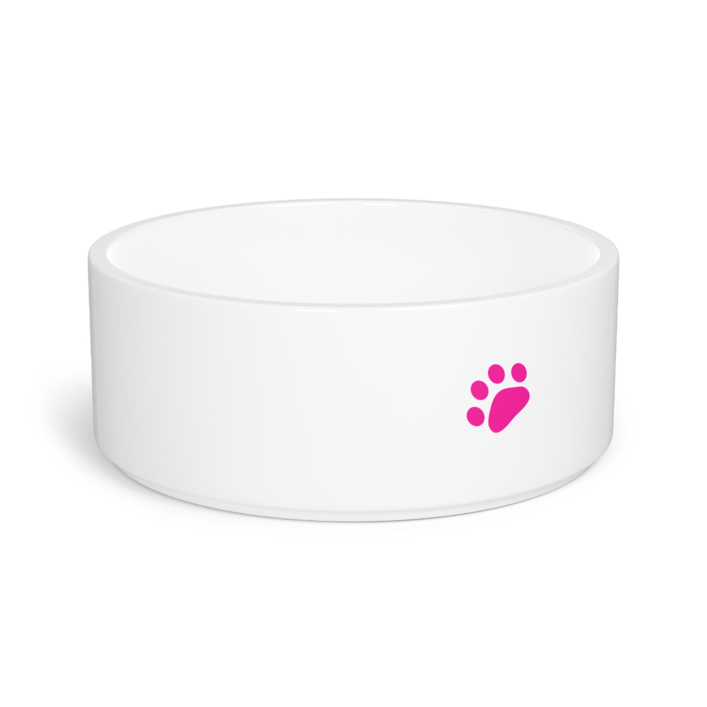 Pink Paw Print Pet Bowl