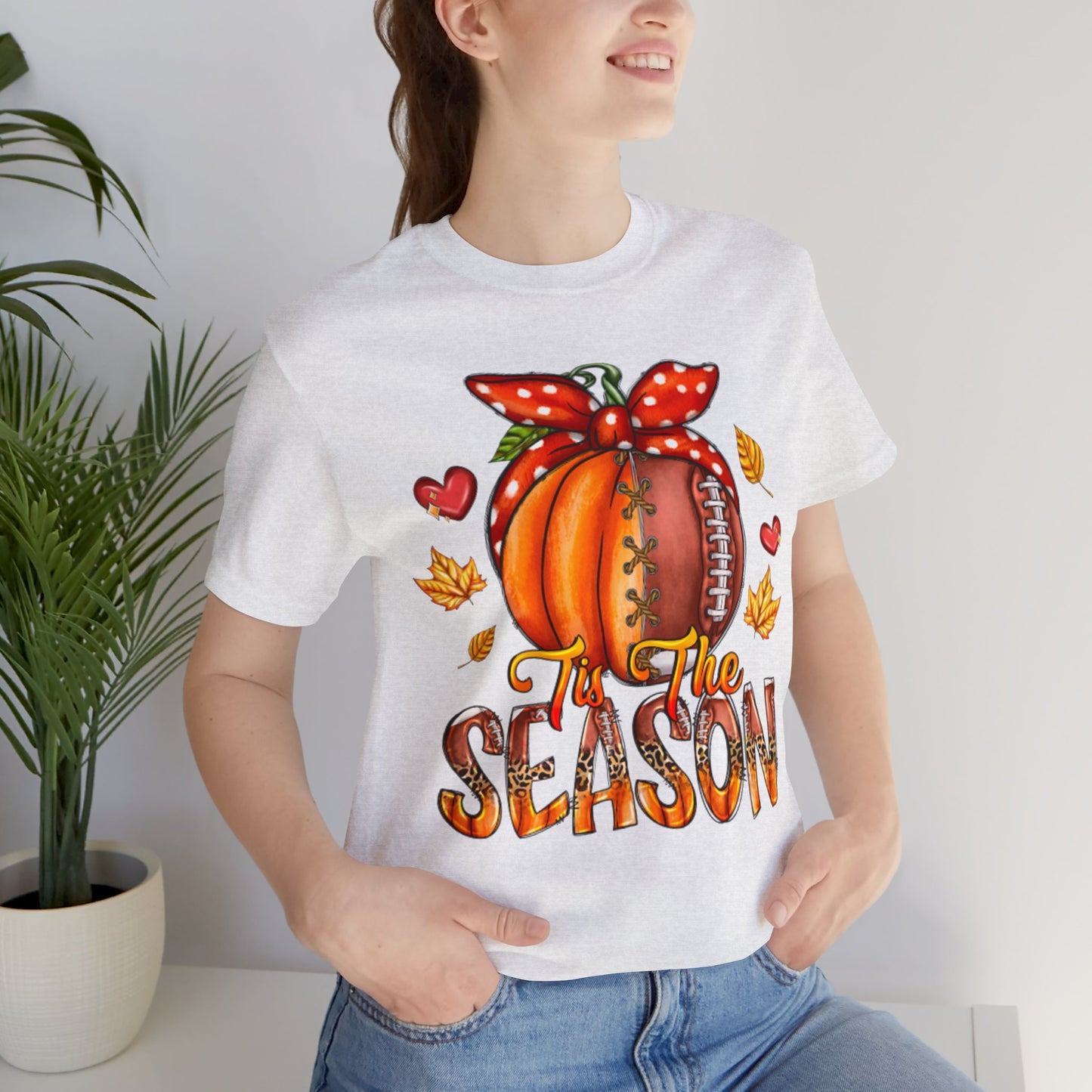 Fall Football Short Sleeve Tee