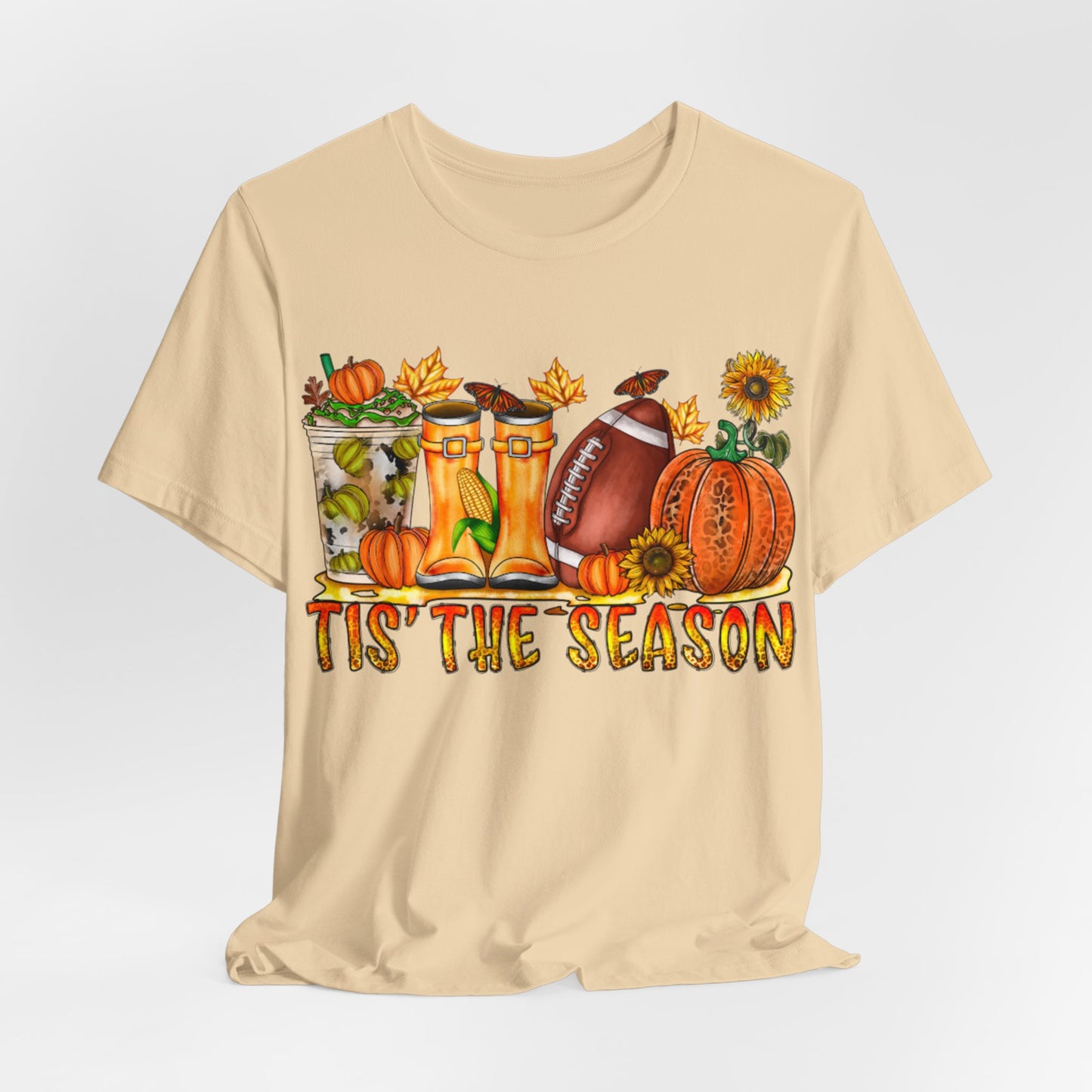 Fall Football Short Sleeve Tee