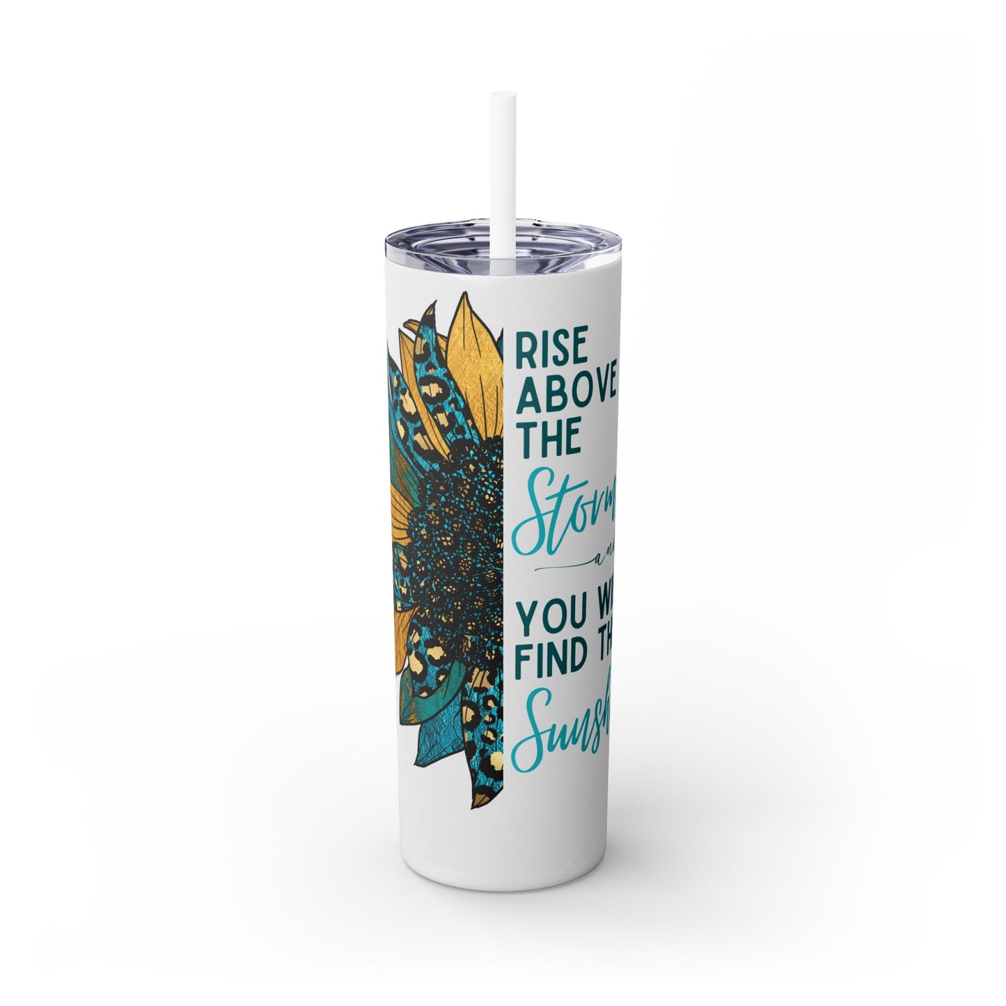 Skinny Tumbler with Straw, 20oz