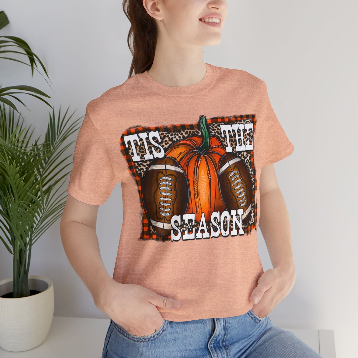 Fall Football Short Sleeve Tee