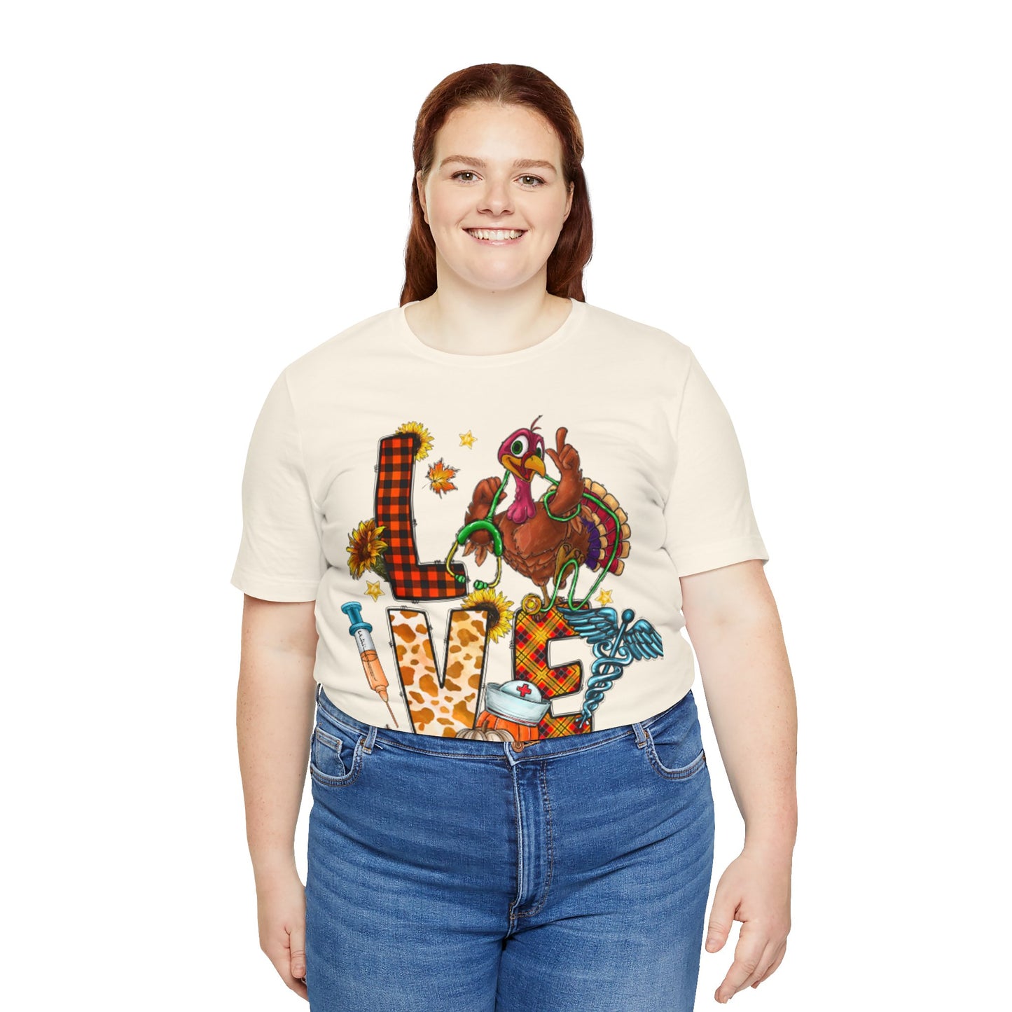 Thanksgiving Nurse Short Sleeve Tee