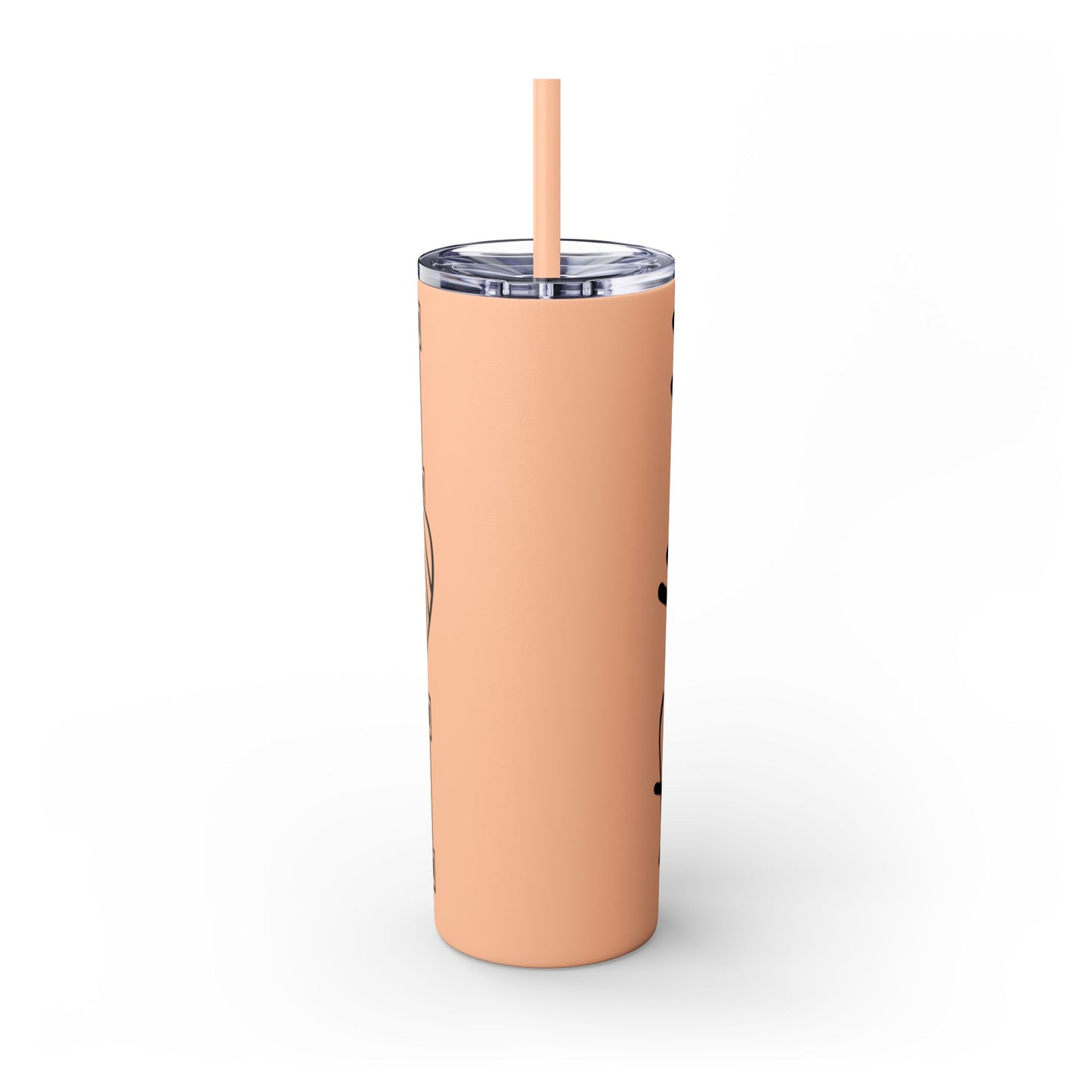 Football Mom Skinny Tumbler with Straw, 20oz