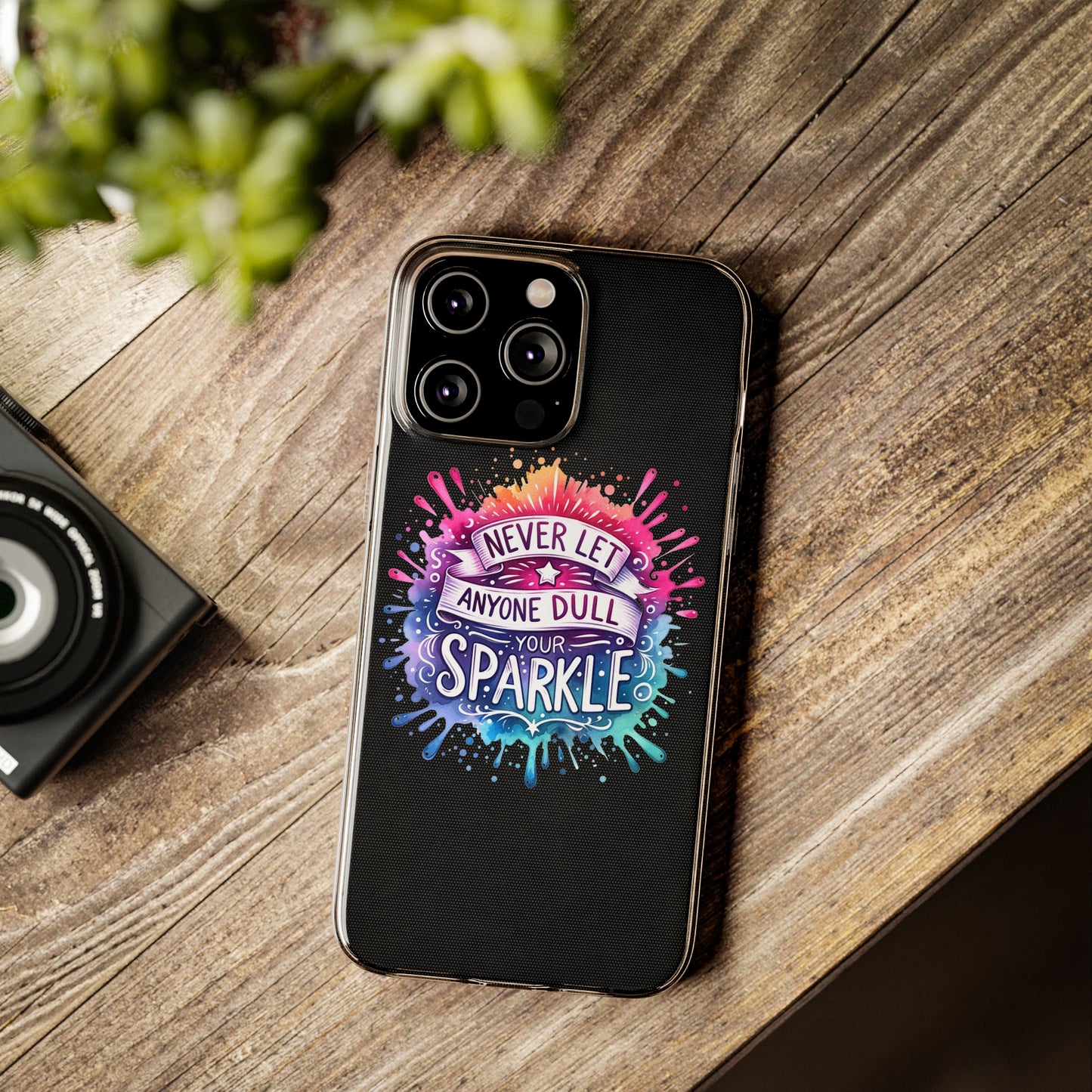 “Sparkle” Clear Silicone Phone Cases