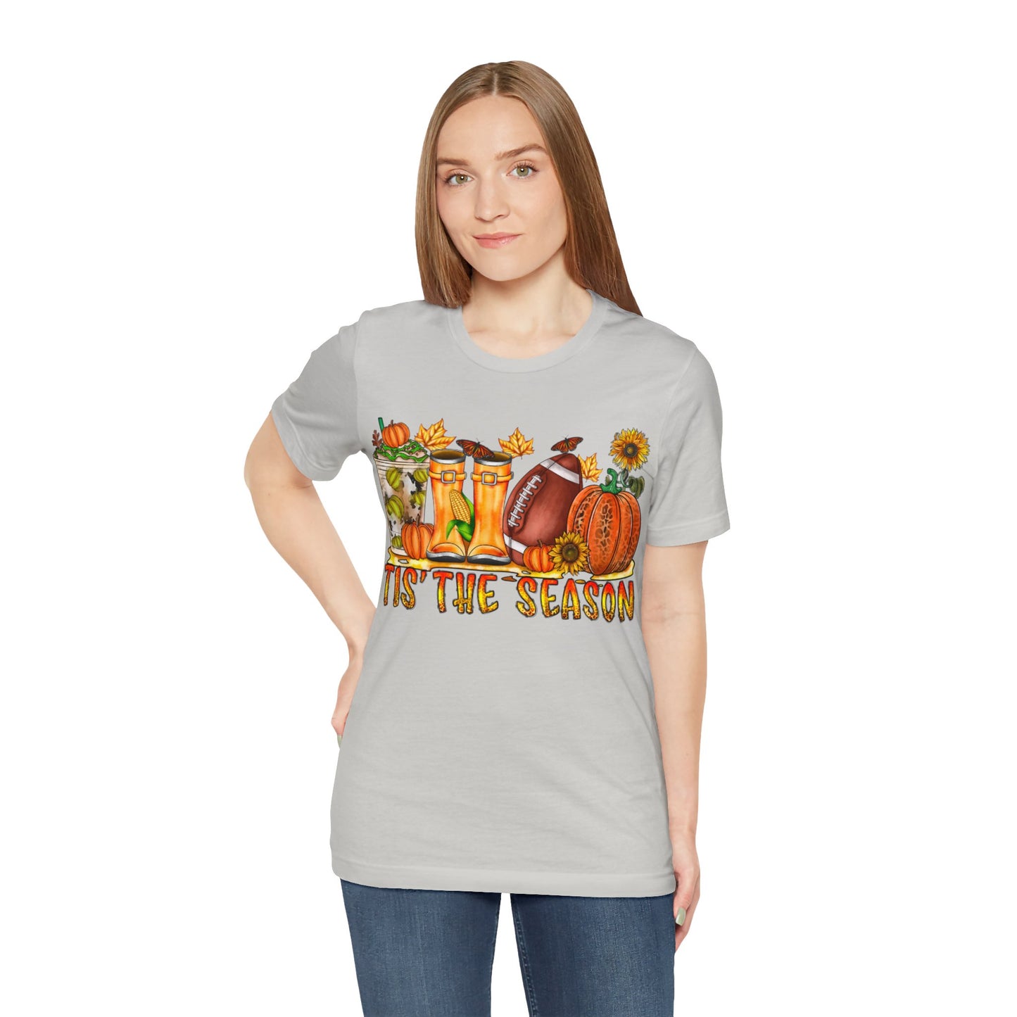 Fall Football Short Sleeve Tee