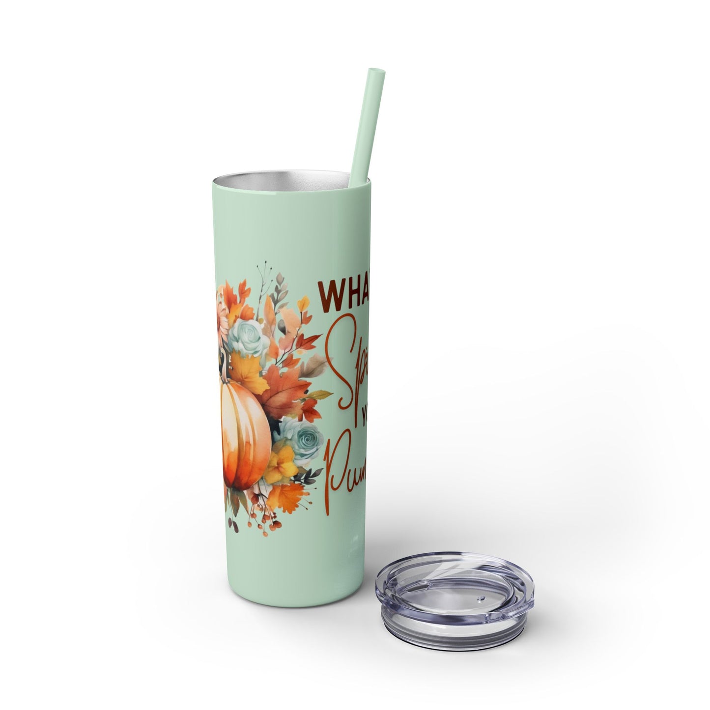 Skinny Tumbler with Straw, 20oz