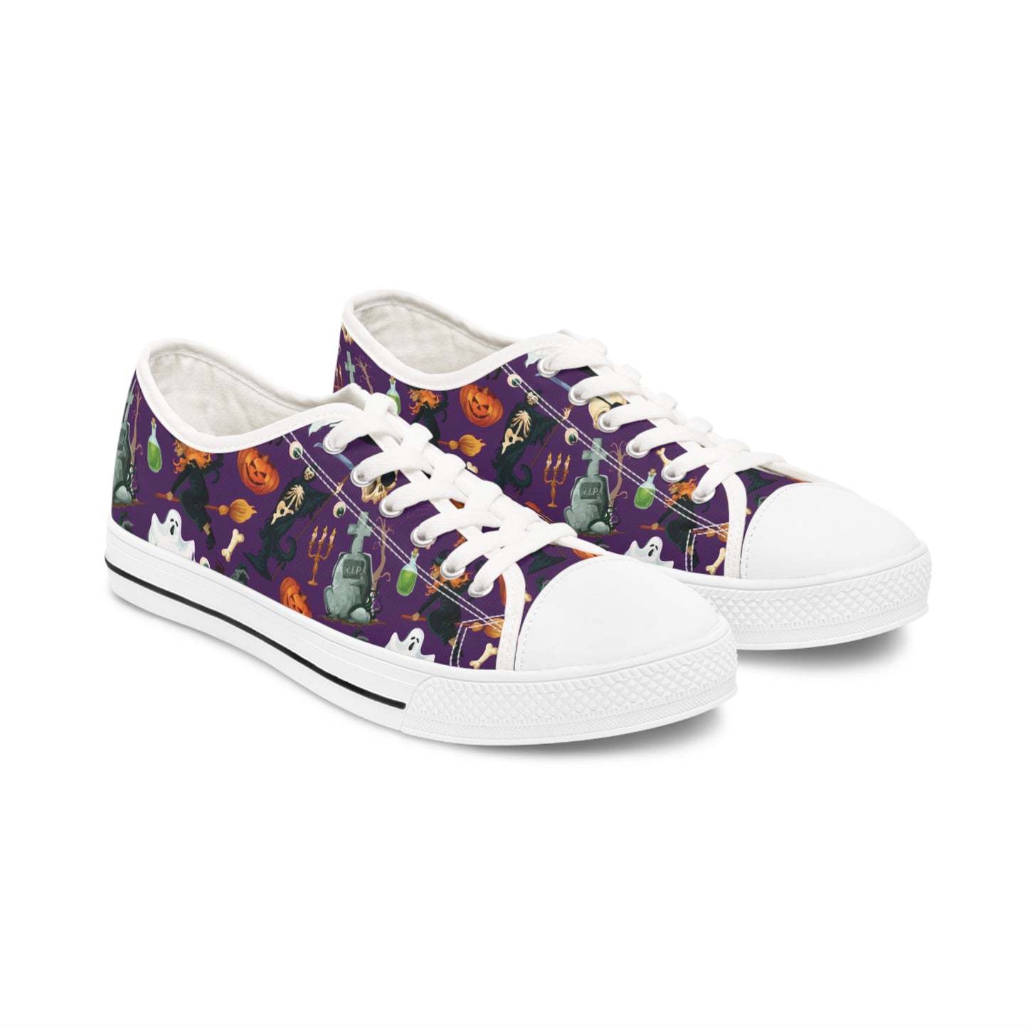 Women's Low Top Halloween Sneakers