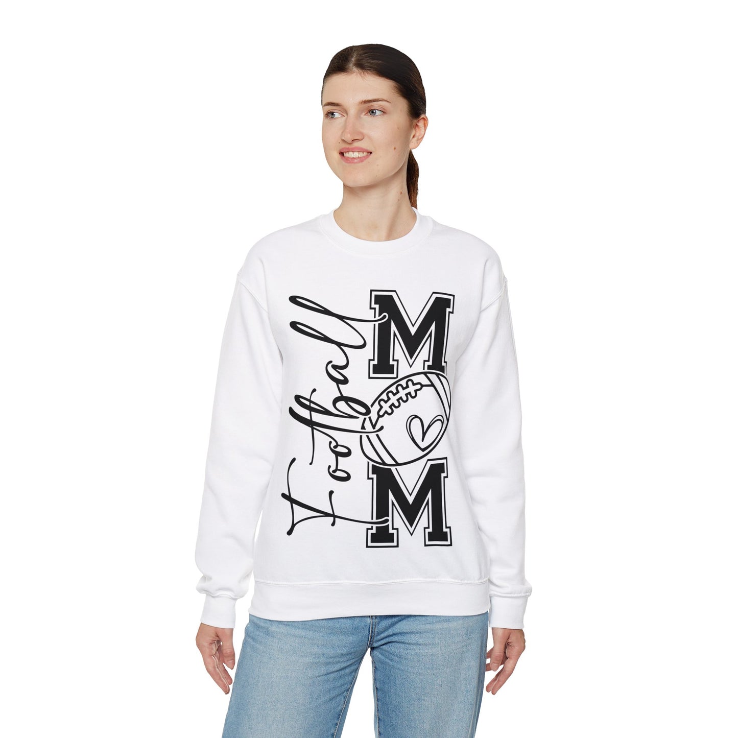 Football Mom Crewneck Sweatshirt