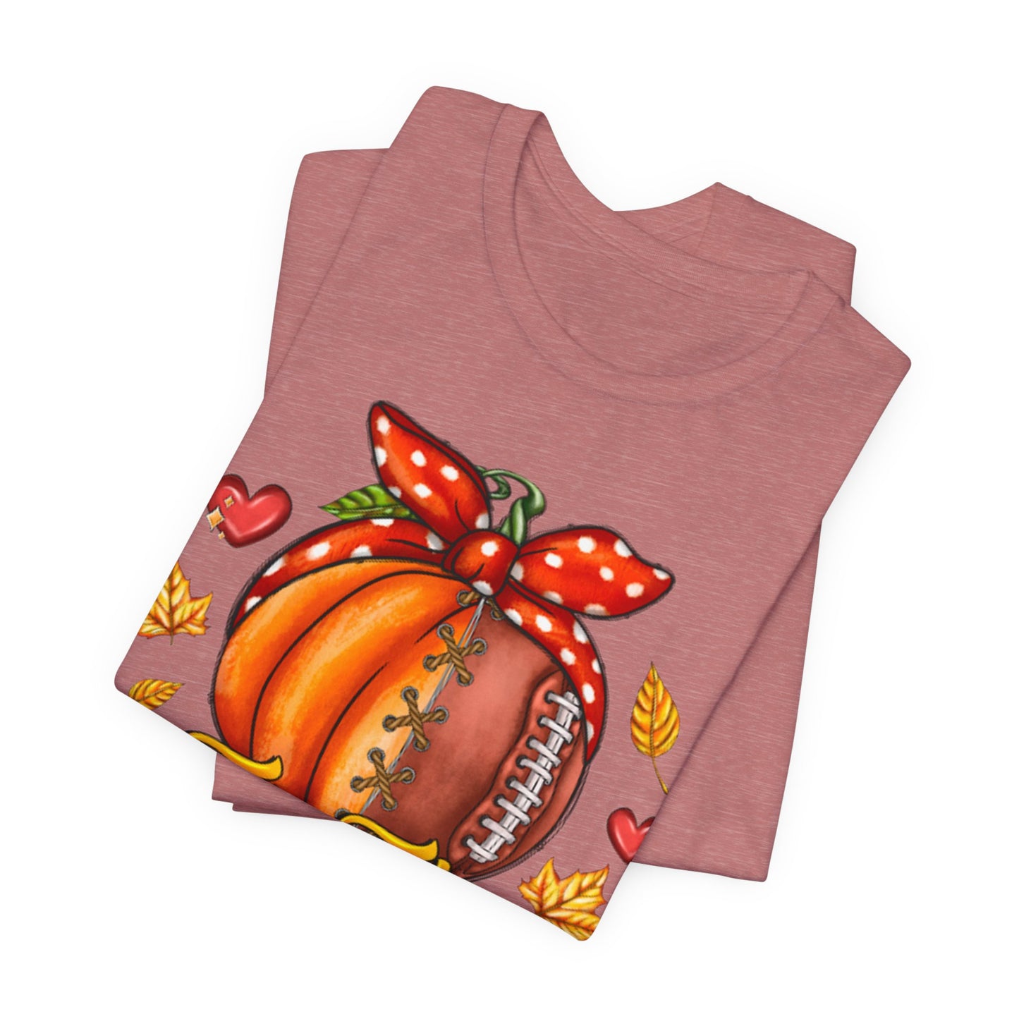 Fall Football Short Sleeve Tee