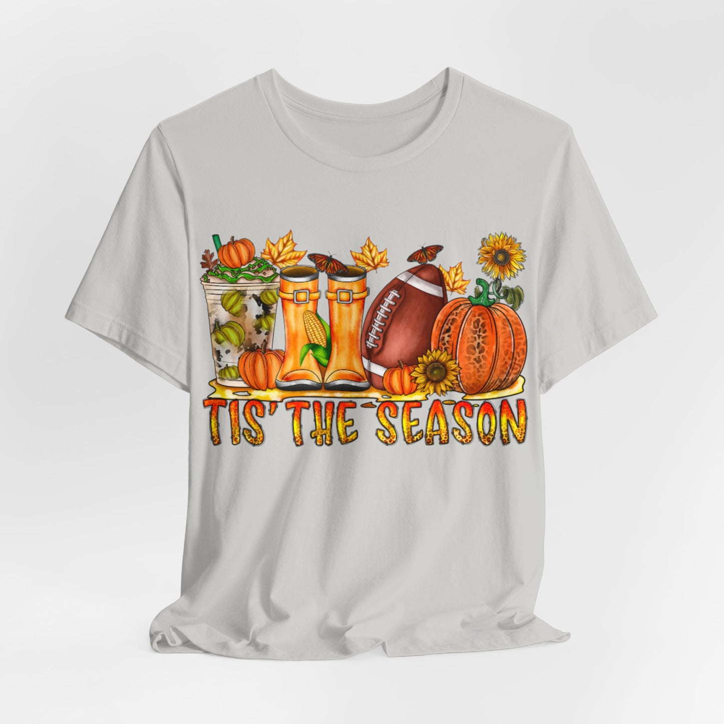 Fall Football Short Sleeve Tee