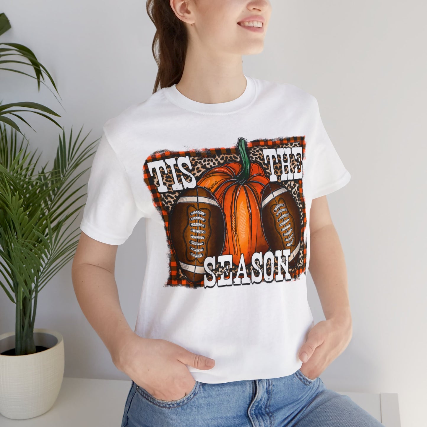 Fall Football Short Sleeve Tee