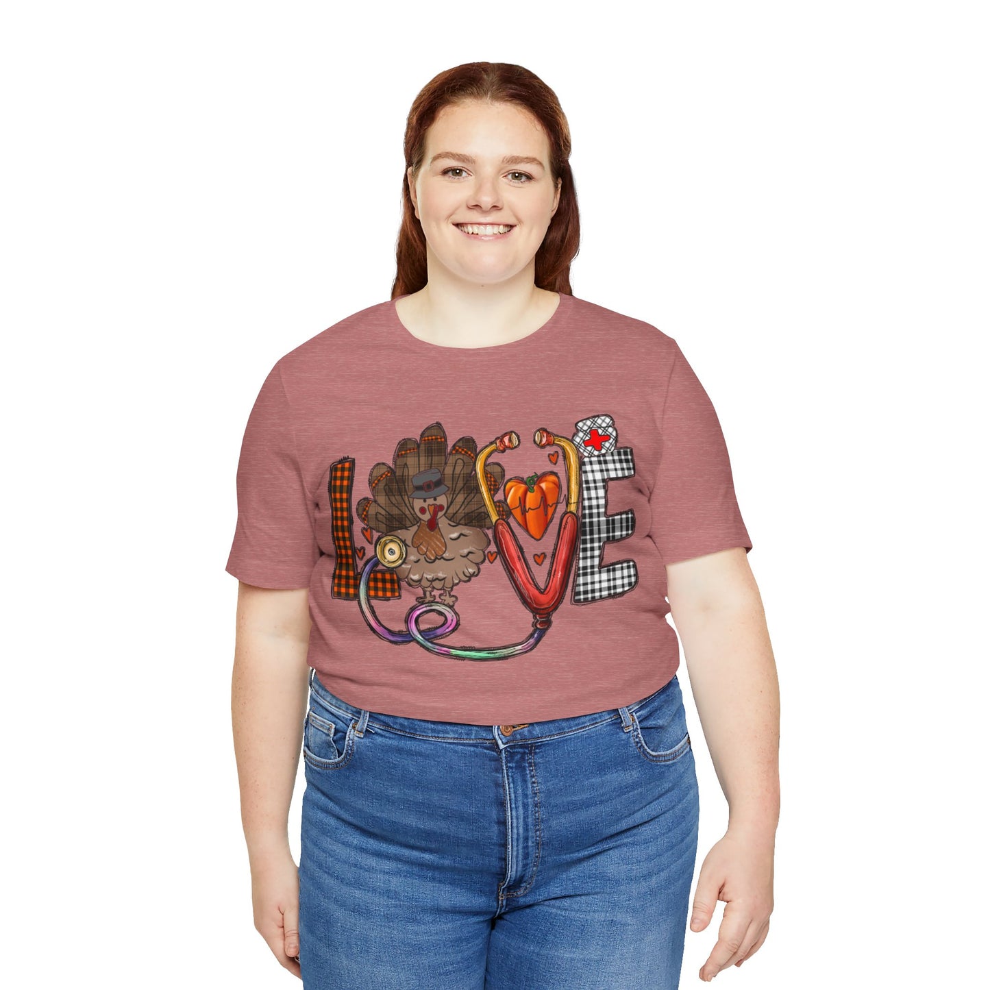 Thanksgiving Nurse Short Sleeve Tee