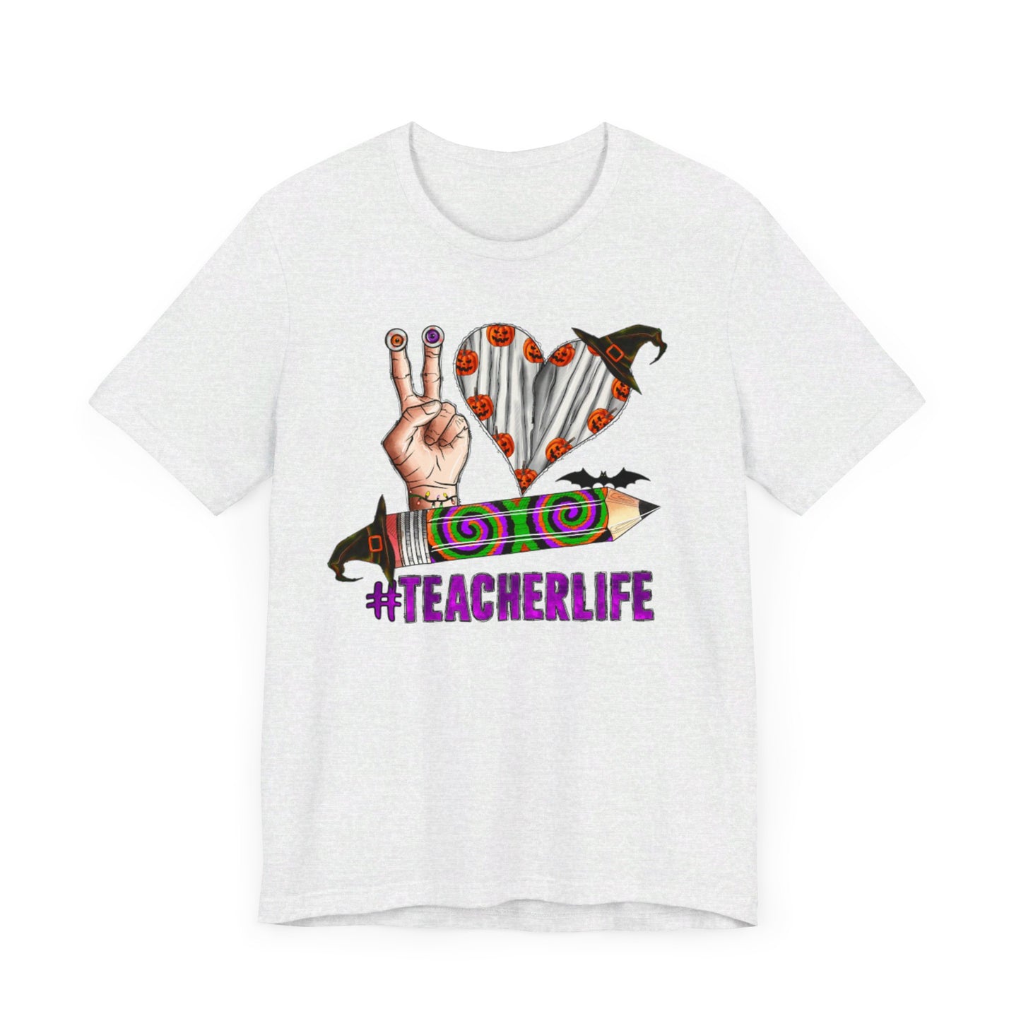 Halloween Teacher Short Sleeve Tee