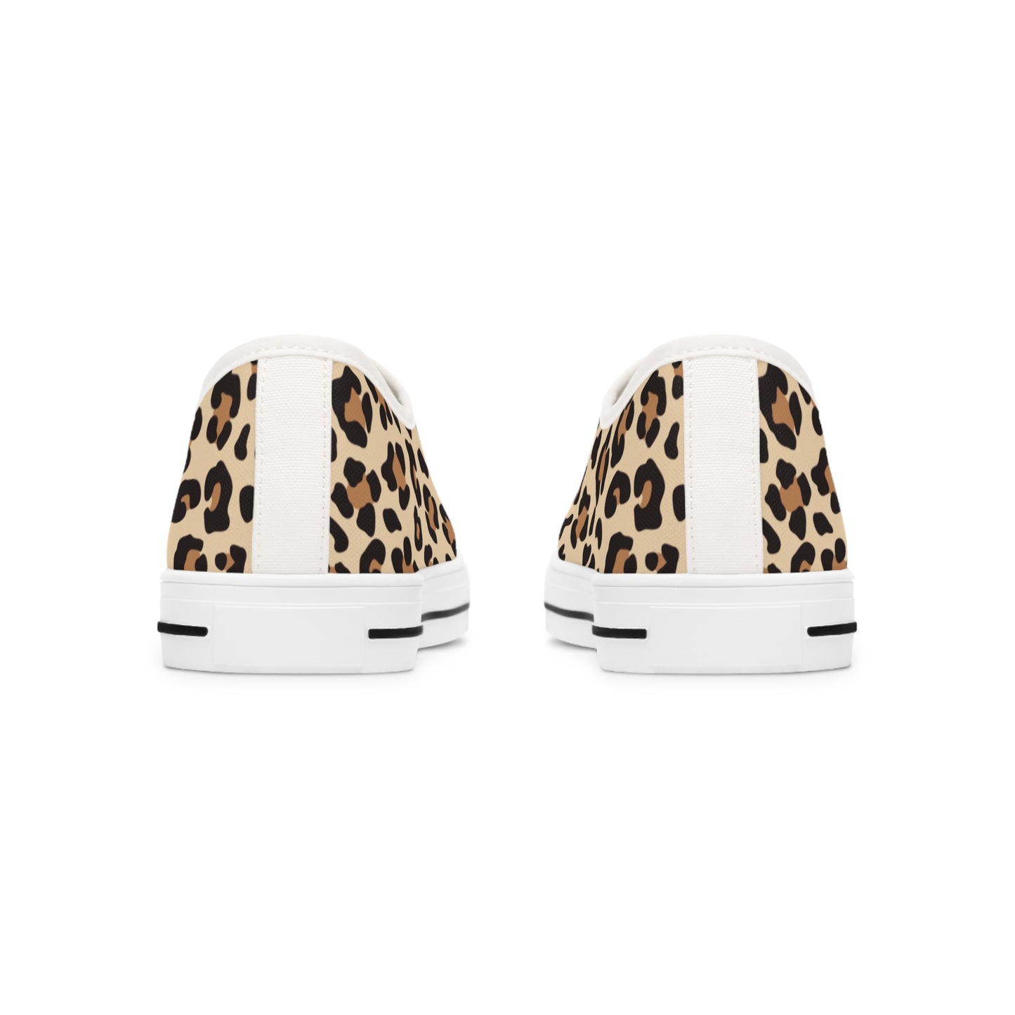 Leopard Print Women's Low Top Sneakers