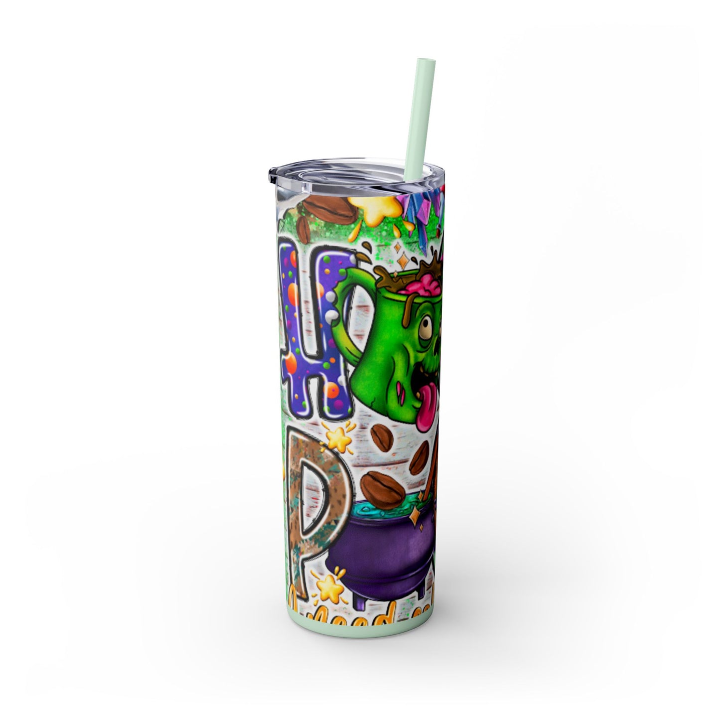 Hocus Pocus Skinny Tumbler with Straw, 20oz