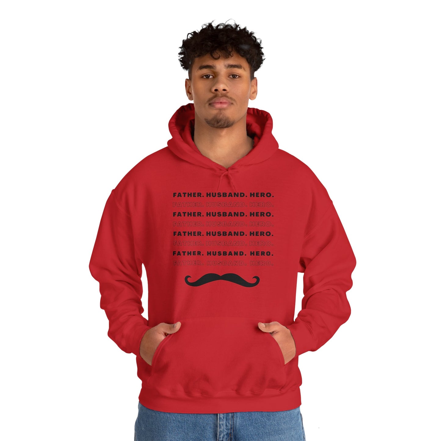 Husband Father Hero Heavy Blend™ Hoodie