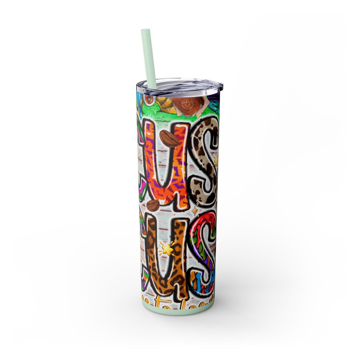 Hocus Pocus Skinny Tumbler with Straw, 20oz