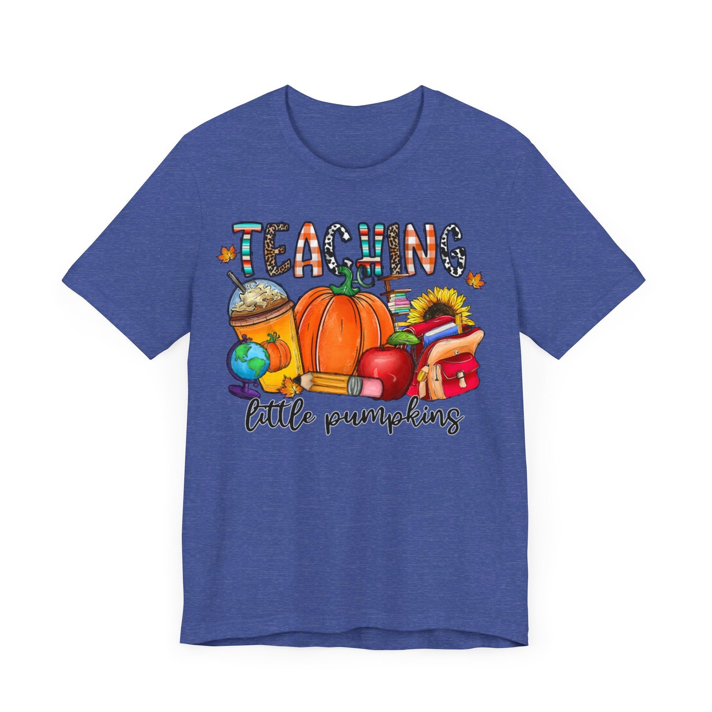 Fall Halloween Teacher Short Sleeve Tee