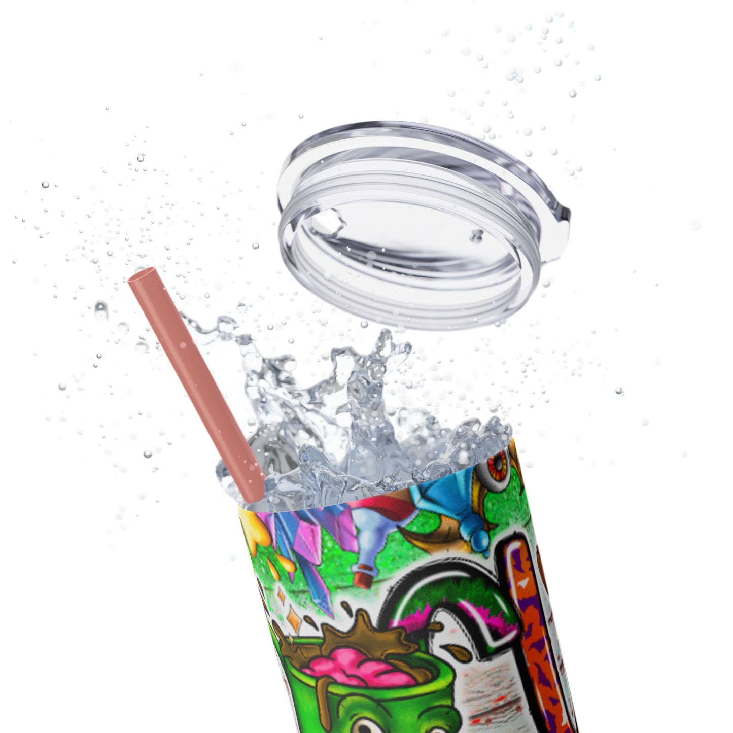 Hocus Pocus Skinny Tumbler with Straw, 20oz