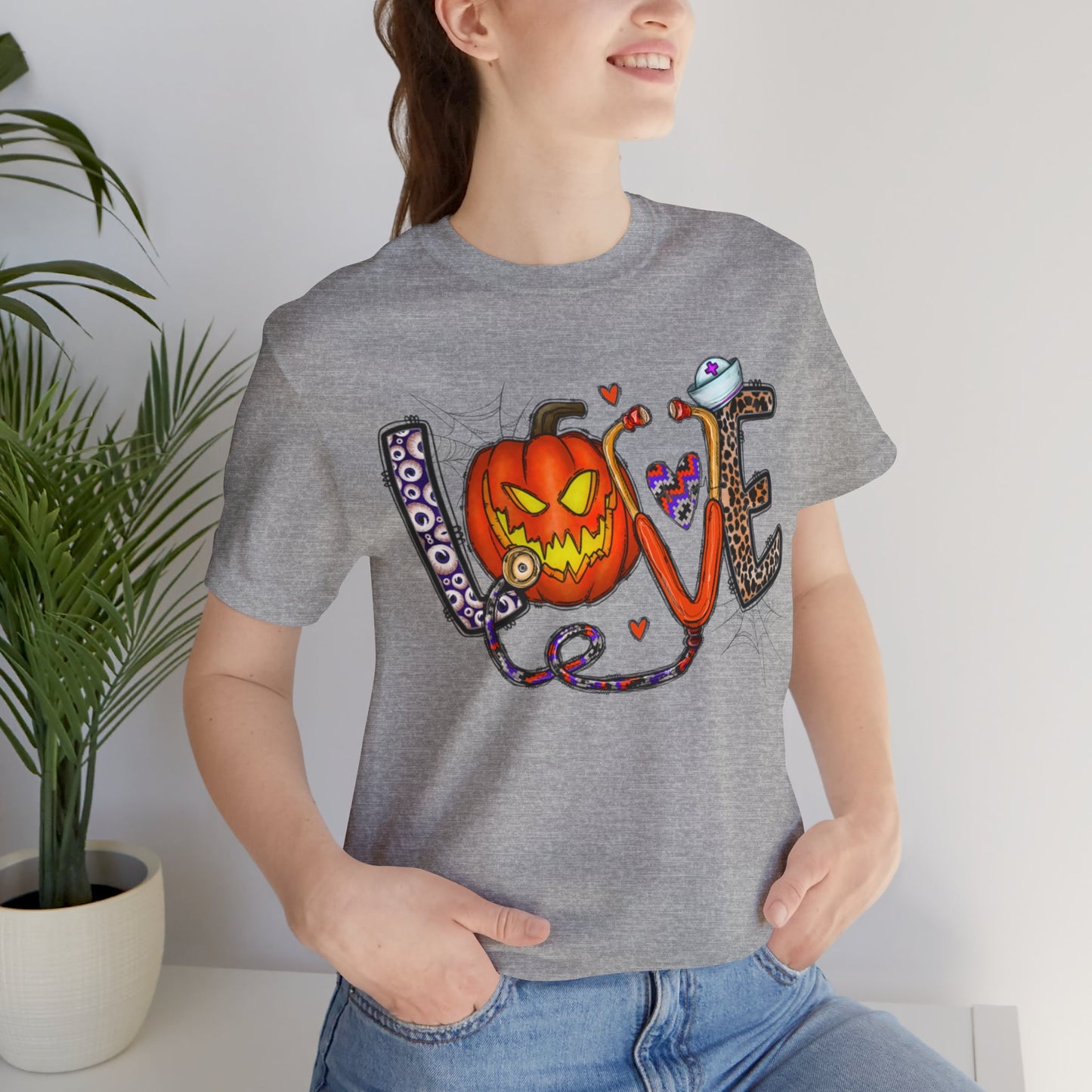 Halloween Nurse Short Sleeve Tee