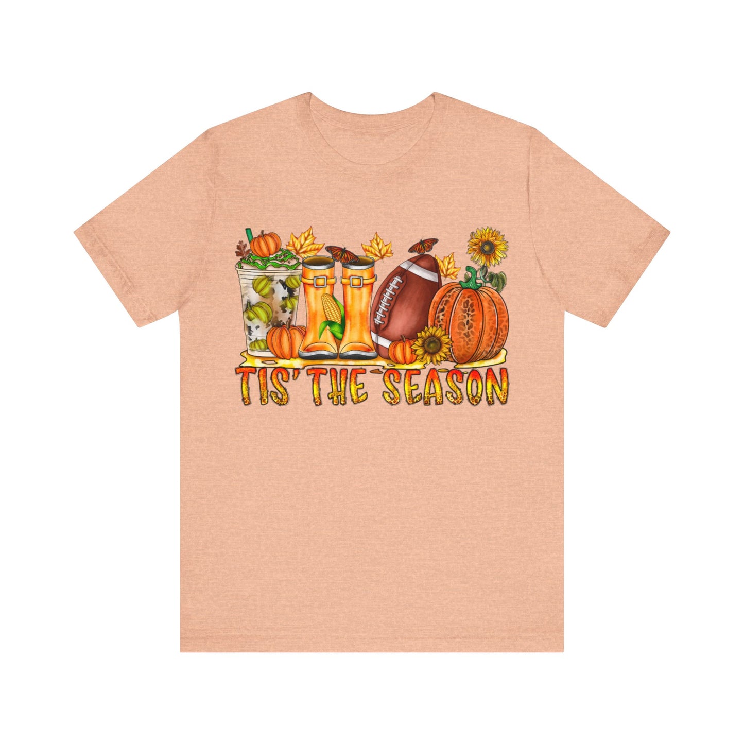 Fall Football Short Sleeve Tee