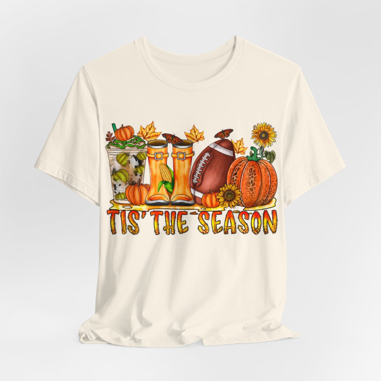 Fall Football Short Sleeve Tee