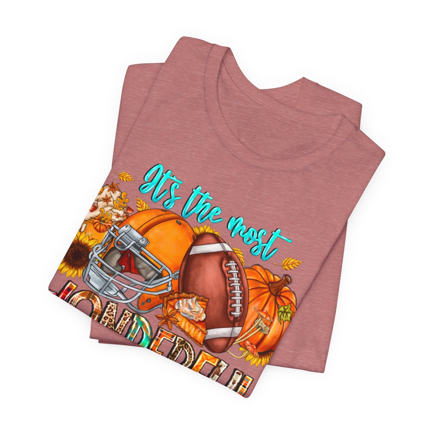 Fall Football Short Sleeve Tee