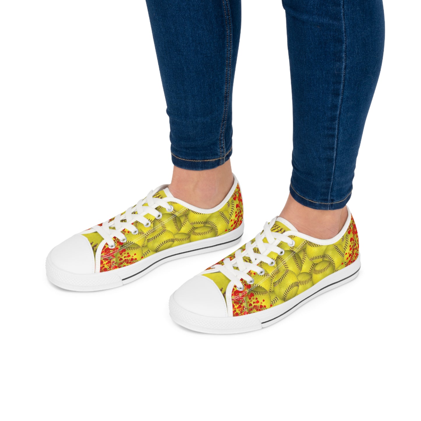 Softball Women's Low Top Sneakers