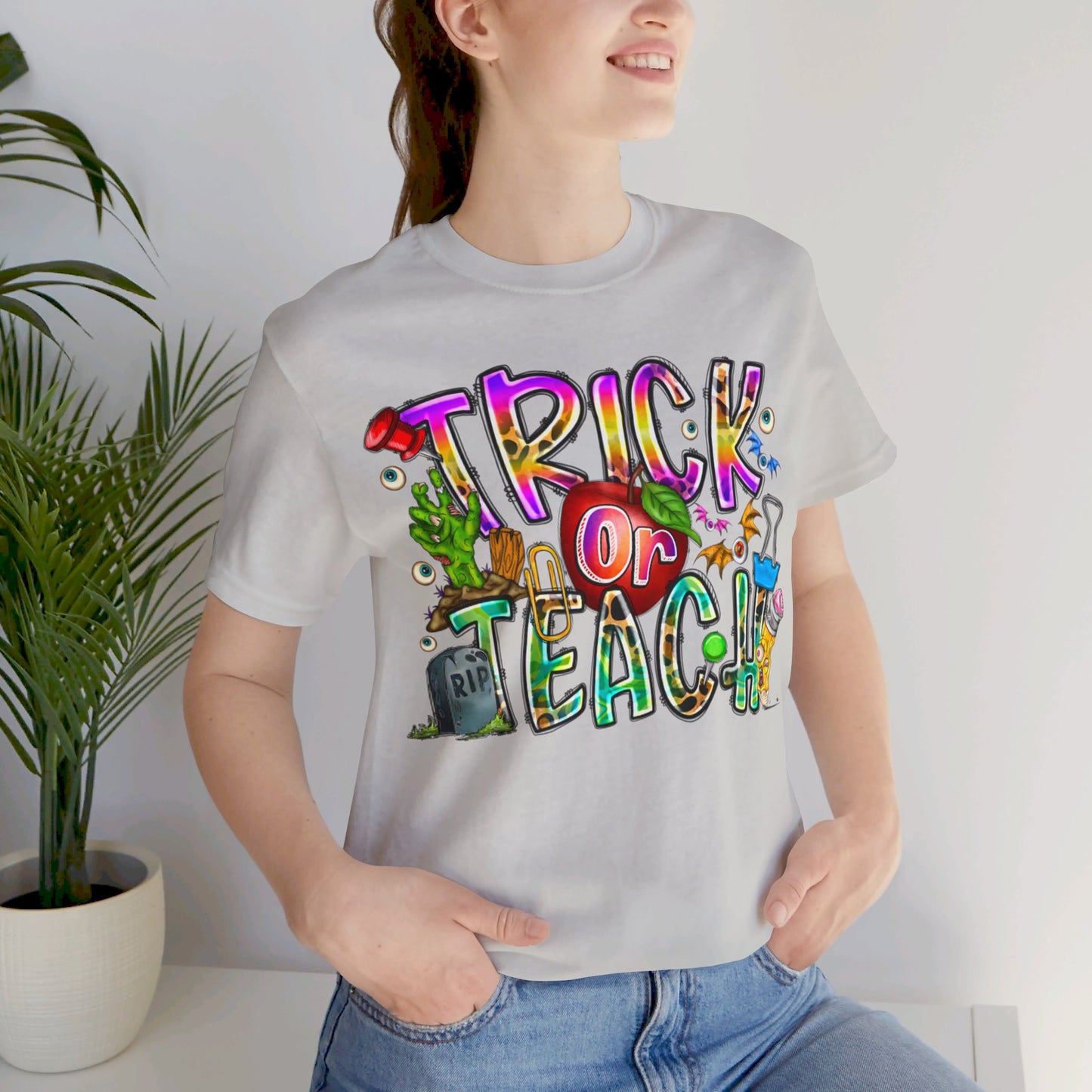 Halloween Teacher Short Sleeve Tee