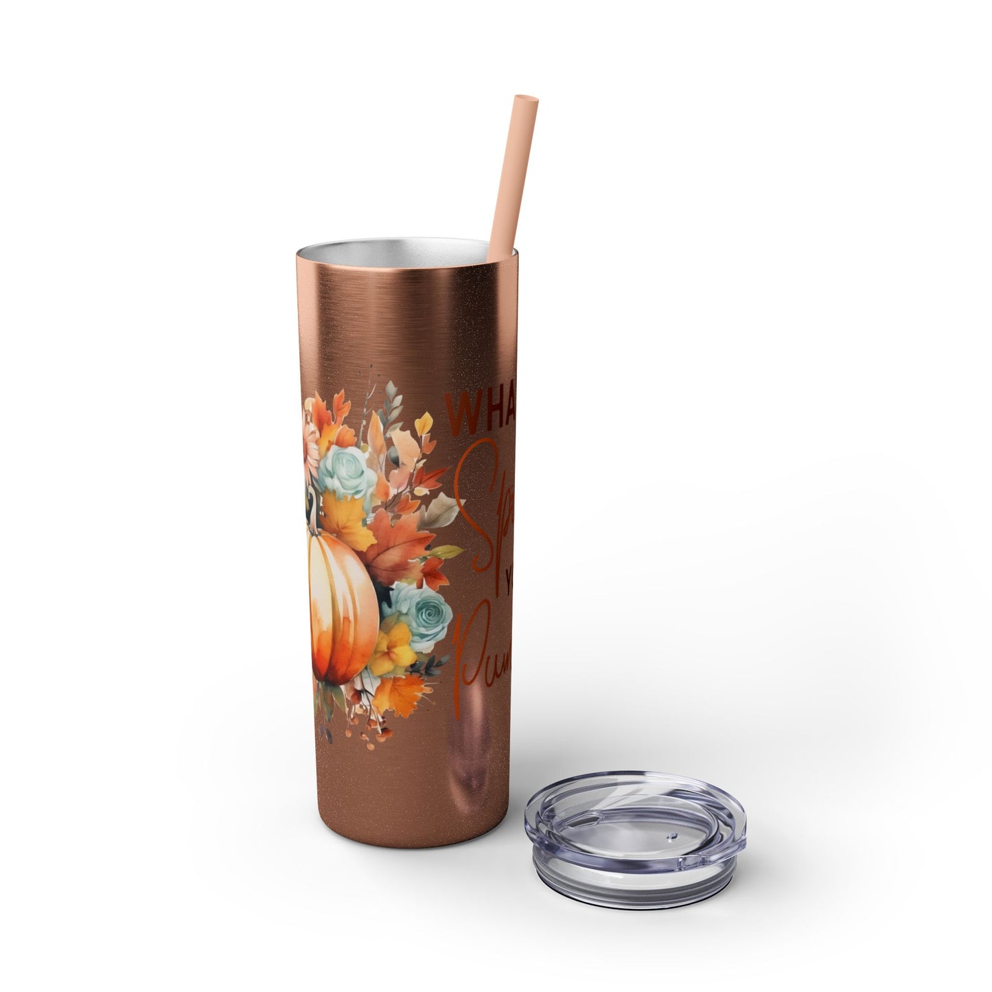 Skinny Tumbler with Straw, 20oz