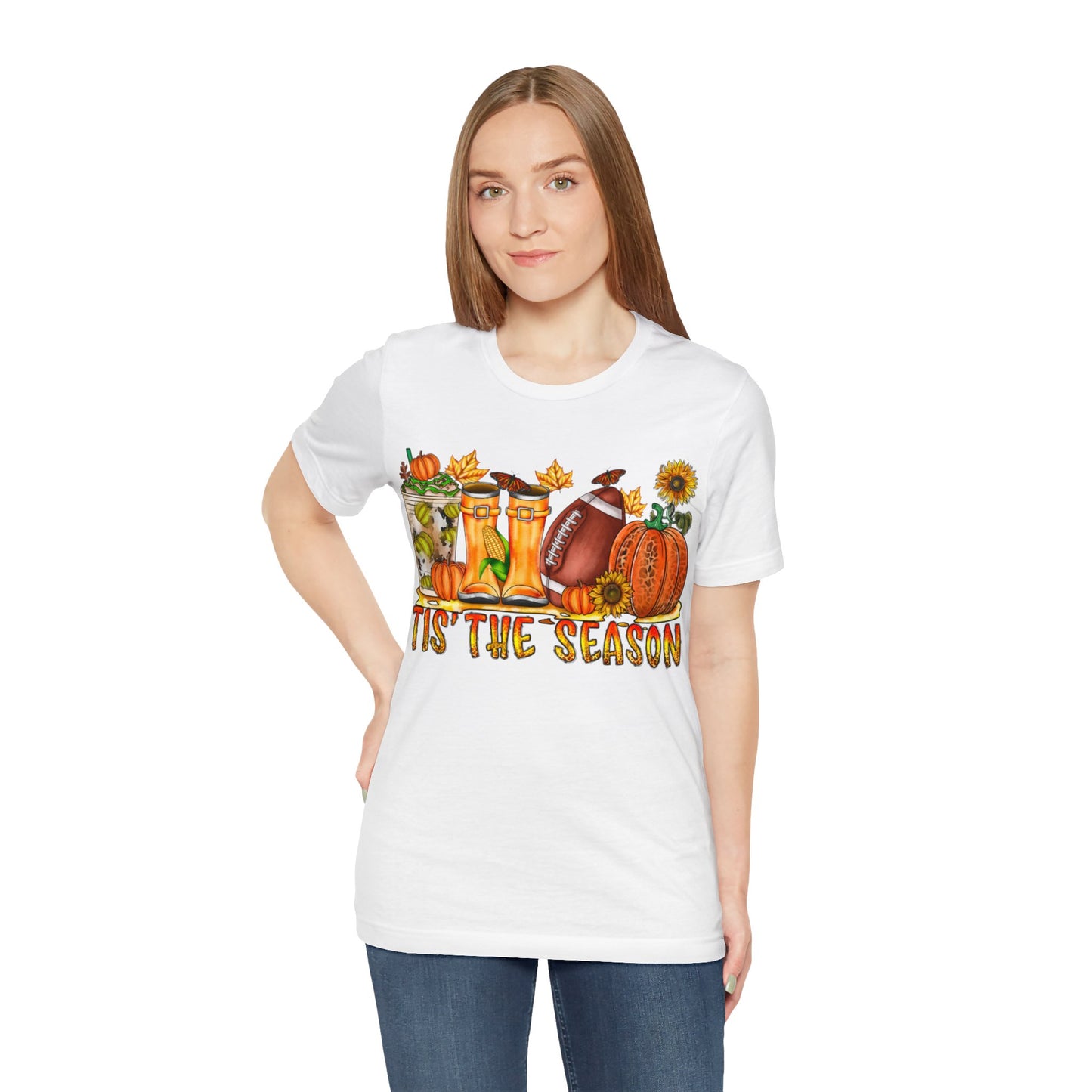 Fall Football Short Sleeve Tee