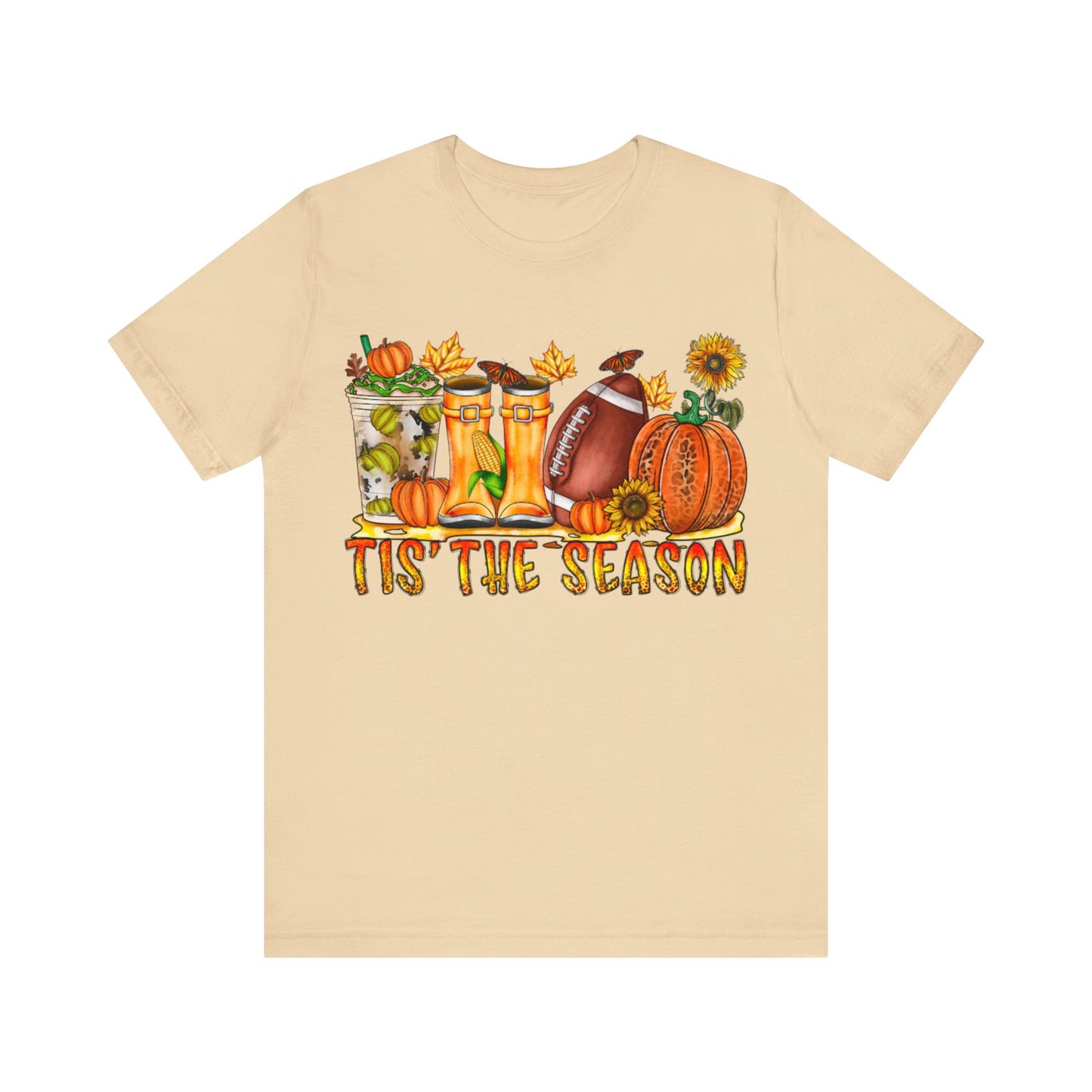 Fall Football Short Sleeve Tee