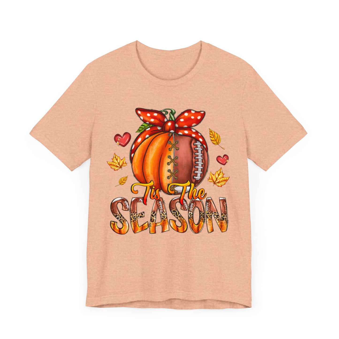 Fall Football Short Sleeve Tee