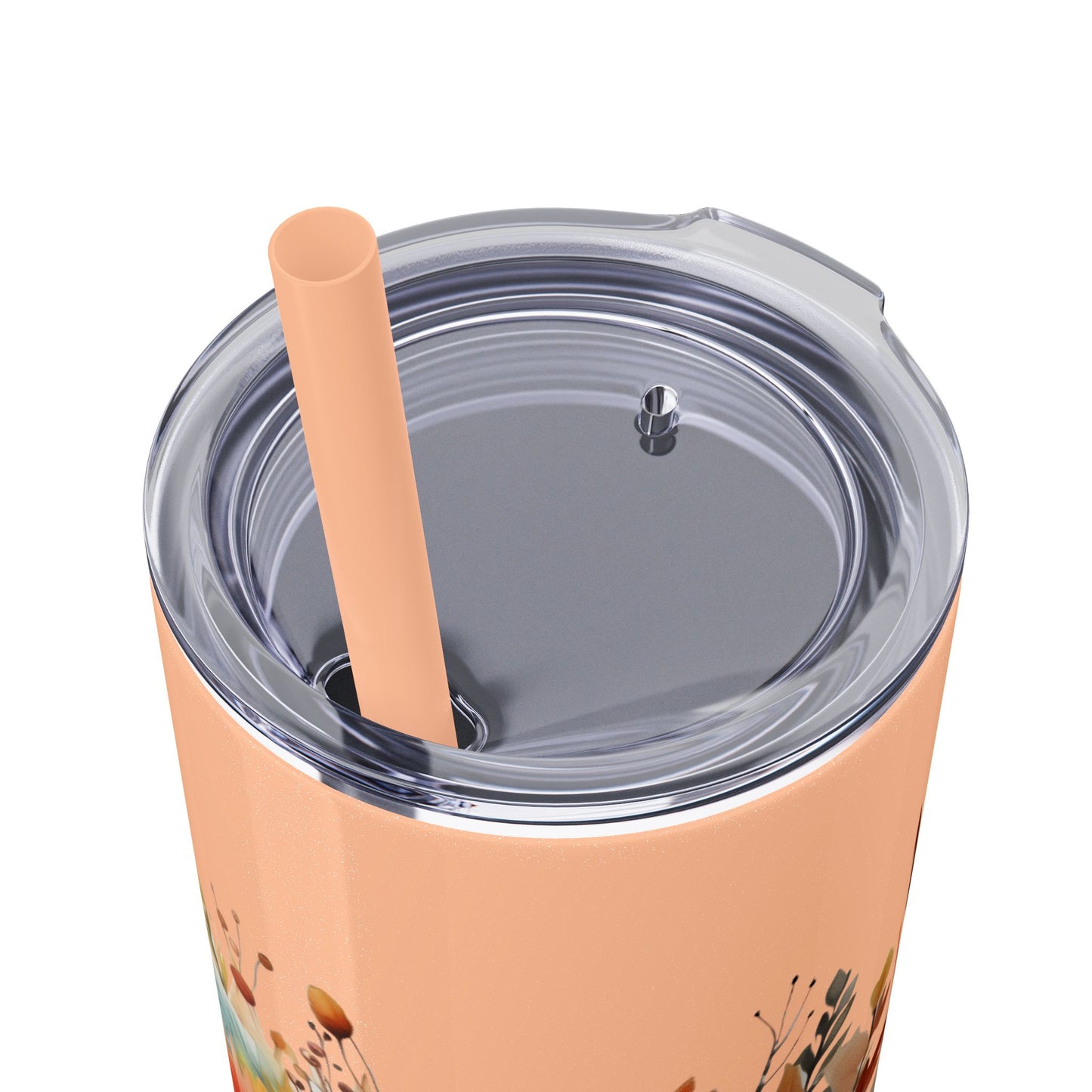 Skinny Tumbler with Straw, 20oz