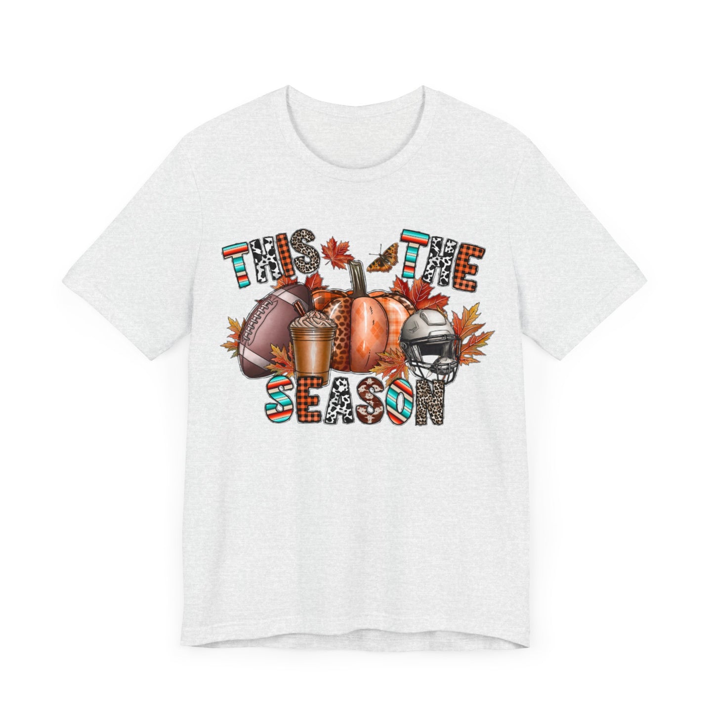 Fall Football Short Sleeve Tee