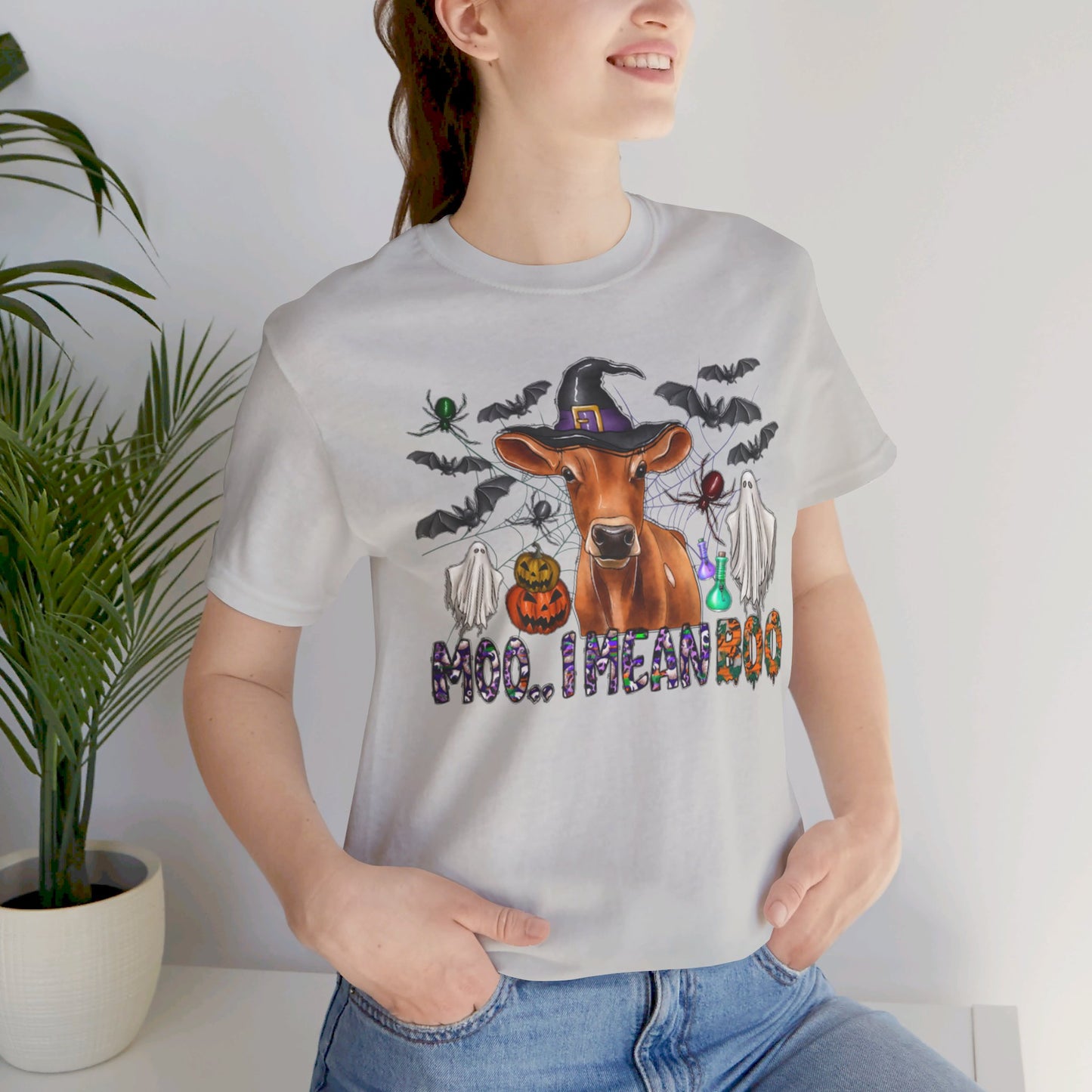 Halloween Cow Short Sleeve Tee